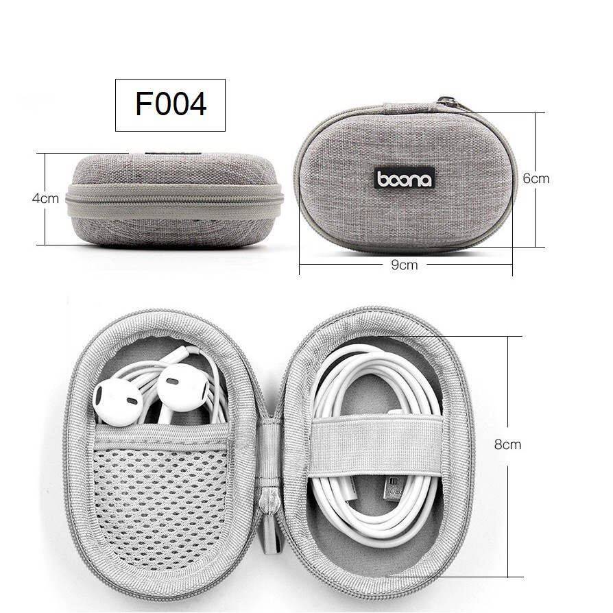 Hộp đựng sạc cáp điện thoại iphone tai nghe thẻ nhớ form cứng Baona  F001 F002 F003 F014 F004