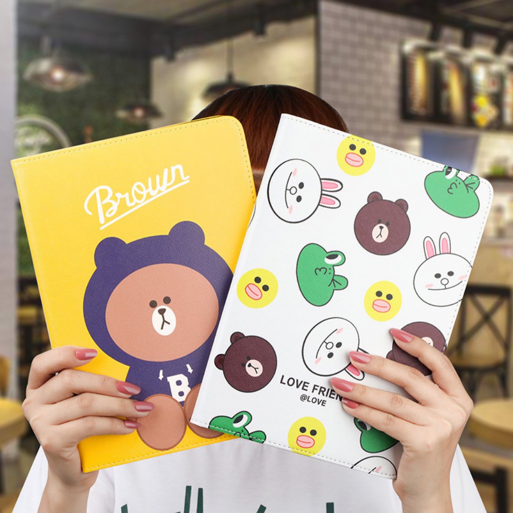 Bao da ipad Silicon hình Gấu cute cực chất ốp ipad gen 8/7/Pro 11/9.7/10.5/Air 2/Air 1...MART CASE | BigBuy360 - bigbuy360.vn