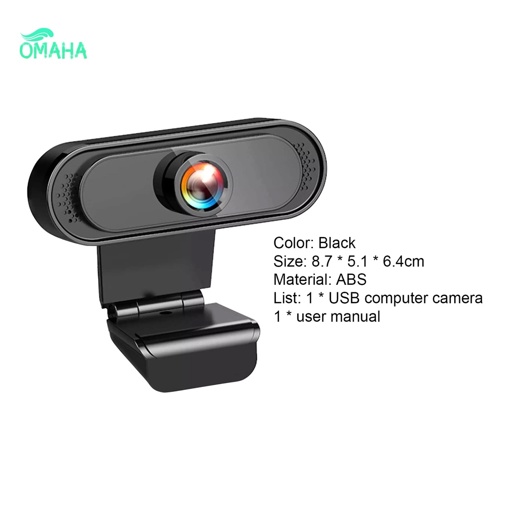 Webcam USB 720P/1080P/2K độ phân giải cao có thể xoay tròn tiện dụng | BigBuy360 - bigbuy360.vn