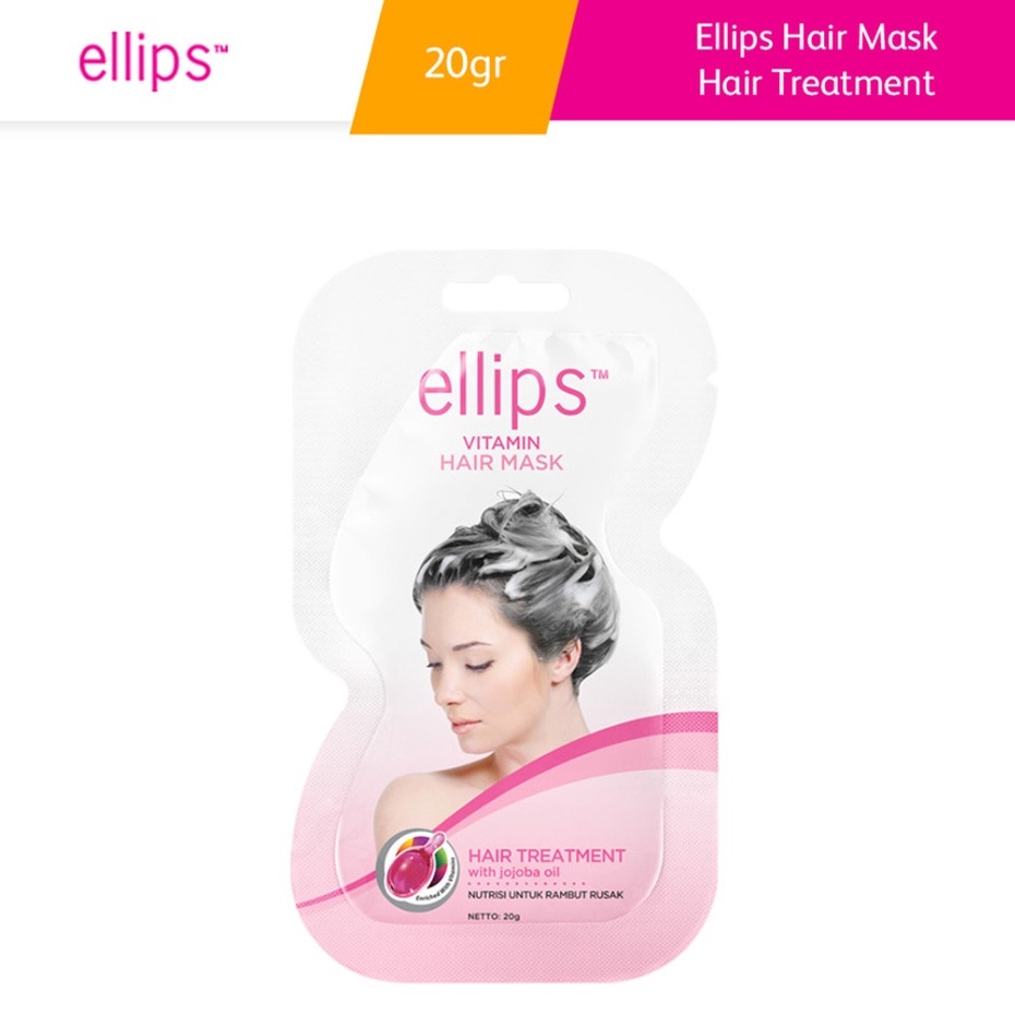 Ellips Kem Ủ Tóc Hair Mask Hair Treatment Sachet phục hồi hư tổn gói 20g