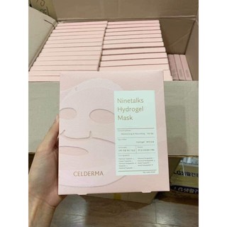 Mặt nạ thạch Celderma hồng Ninetalks Hydrogel Mask