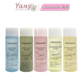Nước hoa hồng Mamonde mini, toner, nước cân bằng da, Yany Cosmetics