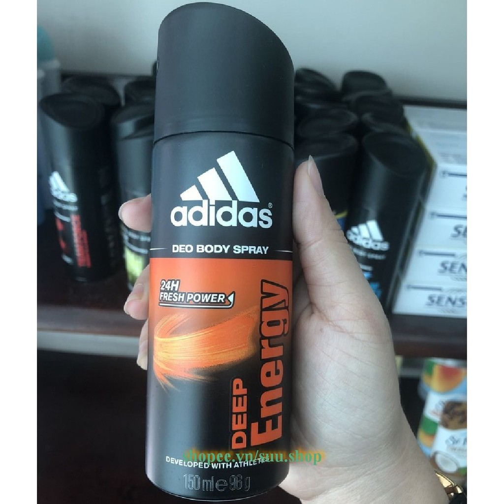 Xịt Khử Mùi Nam 150Ml Adidas Energy suu.shop cam kết 100% chính hãng