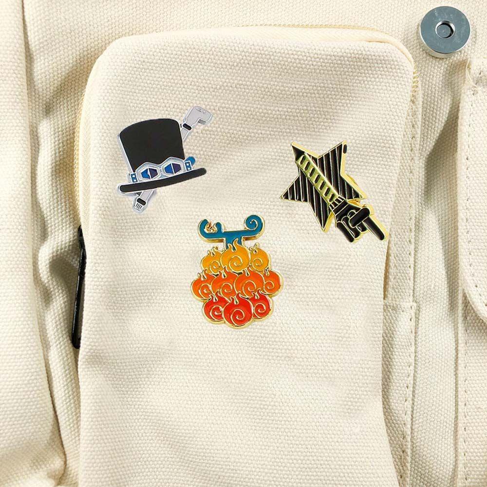 Ghim Cài Áo Hợp Kim Họa Tiết Hoạt Hình Trái Cây Đáng Yêu