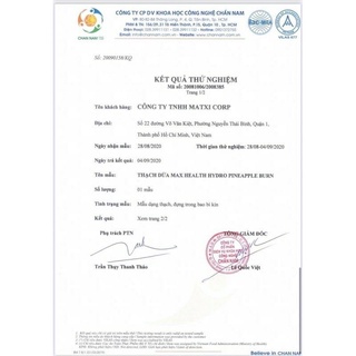 [ CHÍNH HÃNG ] Thạch Dứa Giảm Cân Matxi Corp