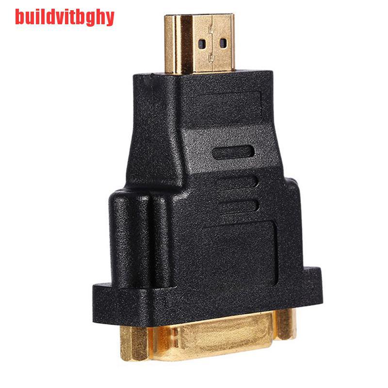 (Mua-Code) Cáp Chuyển Đổi Dvi-D Dual Link (24 + 5 Pin) Female Sang Hdmi Male Cho Lcd Hdtv