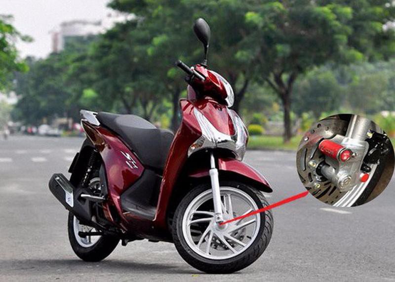 Khóa đĩa chống trộm xe máy Z-con(XE SH MODE) 2013 đến 2019