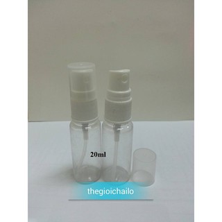 Chai nhựa phun sương 20ml
