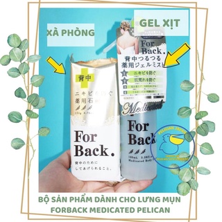 BỘ SẢN PHẨM DÀNH CHO LƯNG MỤN FORBACK MEDICATED PELICAN GỒM XÀ PHÒNG + GEL XỊT