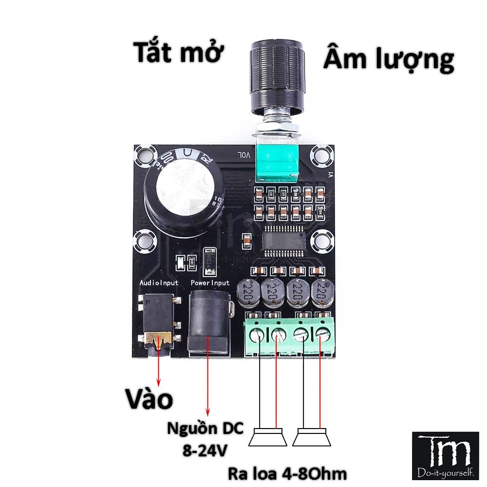 Mạch Khuếch Đại Âm Thanh ClassD 2*15W (XH-A230)