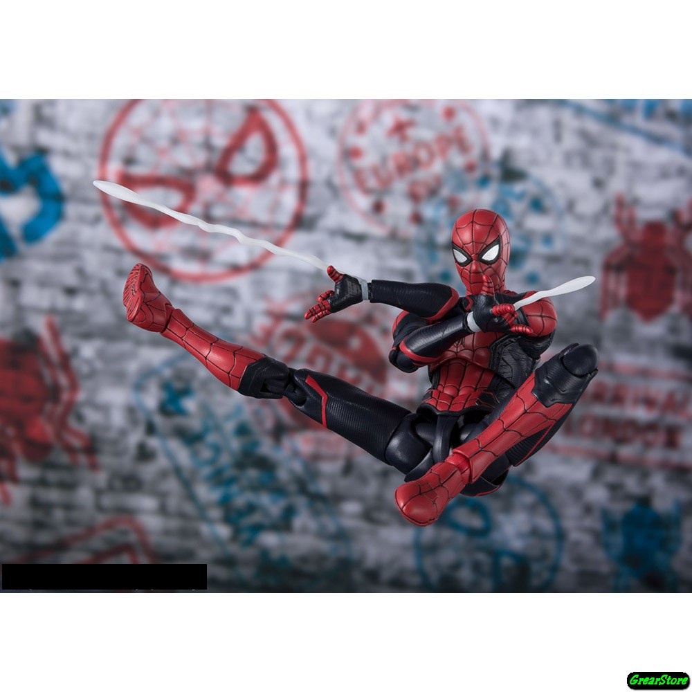 MÔ HÌNH SPIDER-MAN FAR FROM HOME UPGADEDSUIT AVENGERS  CỬ ĐỘNG ĐƯỢC
