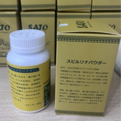 Tảo SaTo Nhật - tảo cấy spa hộp 100g