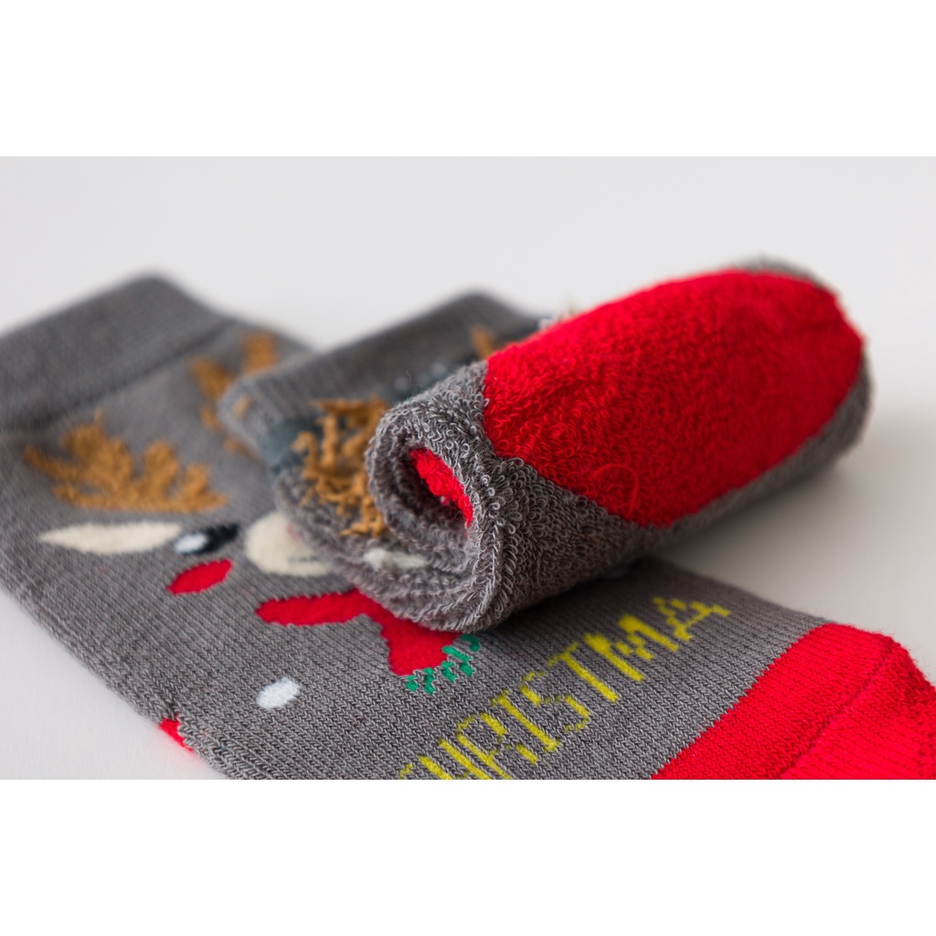 Bộ 5 đôi vớ KOKOROCARE FY-01 dày dặn ống cao thời trang cho trẻ size S/M/L 1-8 tuổi