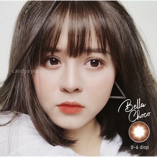 <Có sẵn> Kính giãn tròng Bella Choco Set 1