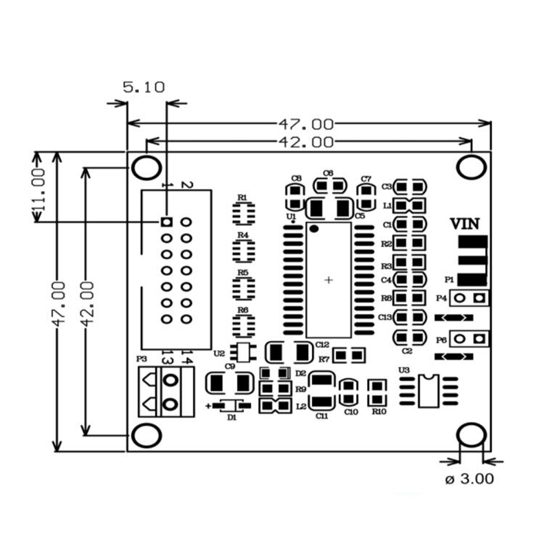 Mô Đun Chuyển Đổi Tốc Độ Cao Ad9220 12-bit Adc 10msps