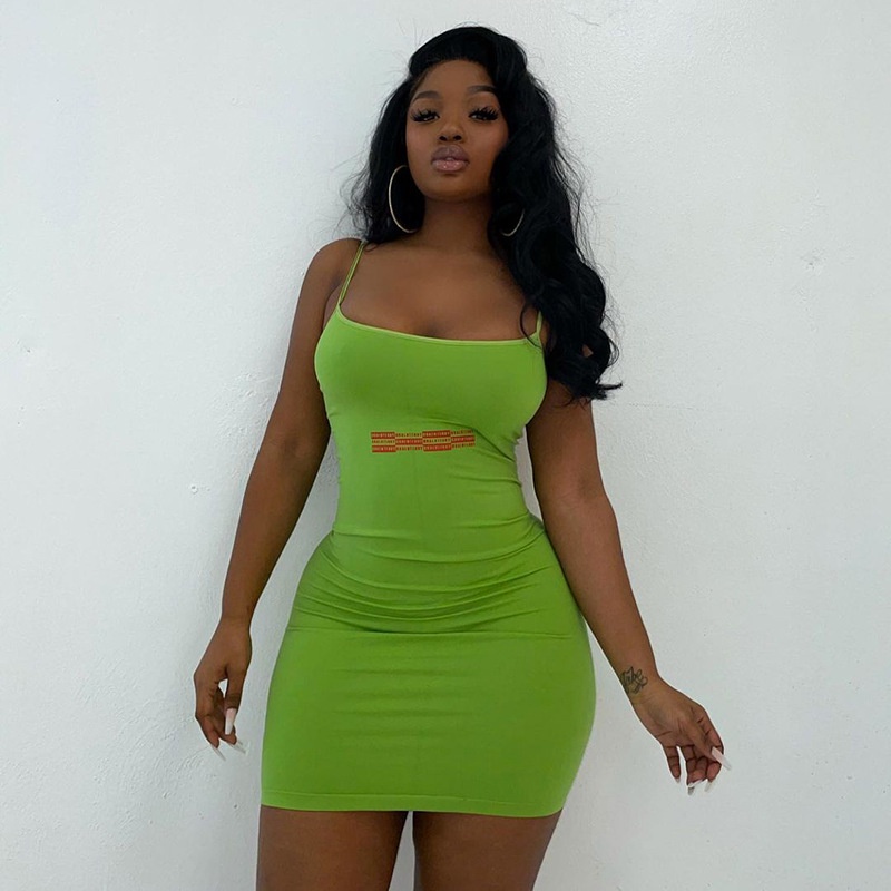 Đầm Body Hoạ Tiết Chữ In Y0316