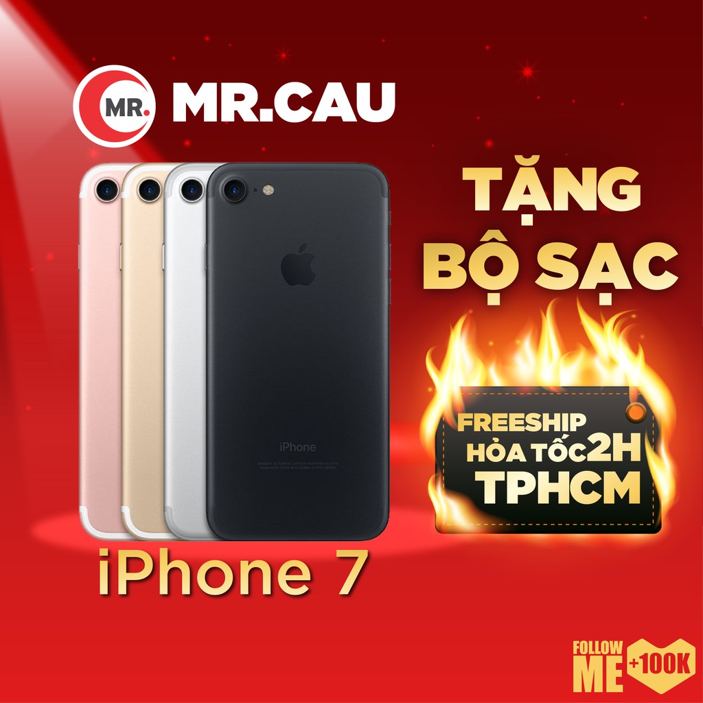 Điện thoại iPhone 7 - 128G Quốc Tế Chính Hãng Apple Đẹp Keng 99% FREESHIP - MRCAU | BigBuy360 - bigbuy360.vn