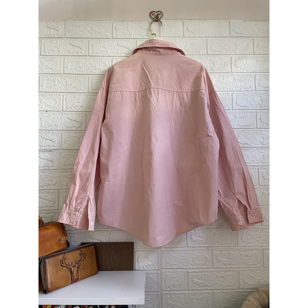 Sơ mi oversize in hình