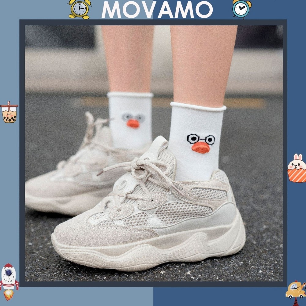 Tất nữ Movamo vớ cổ cao hình Angry Bird cực dễ thương TN47