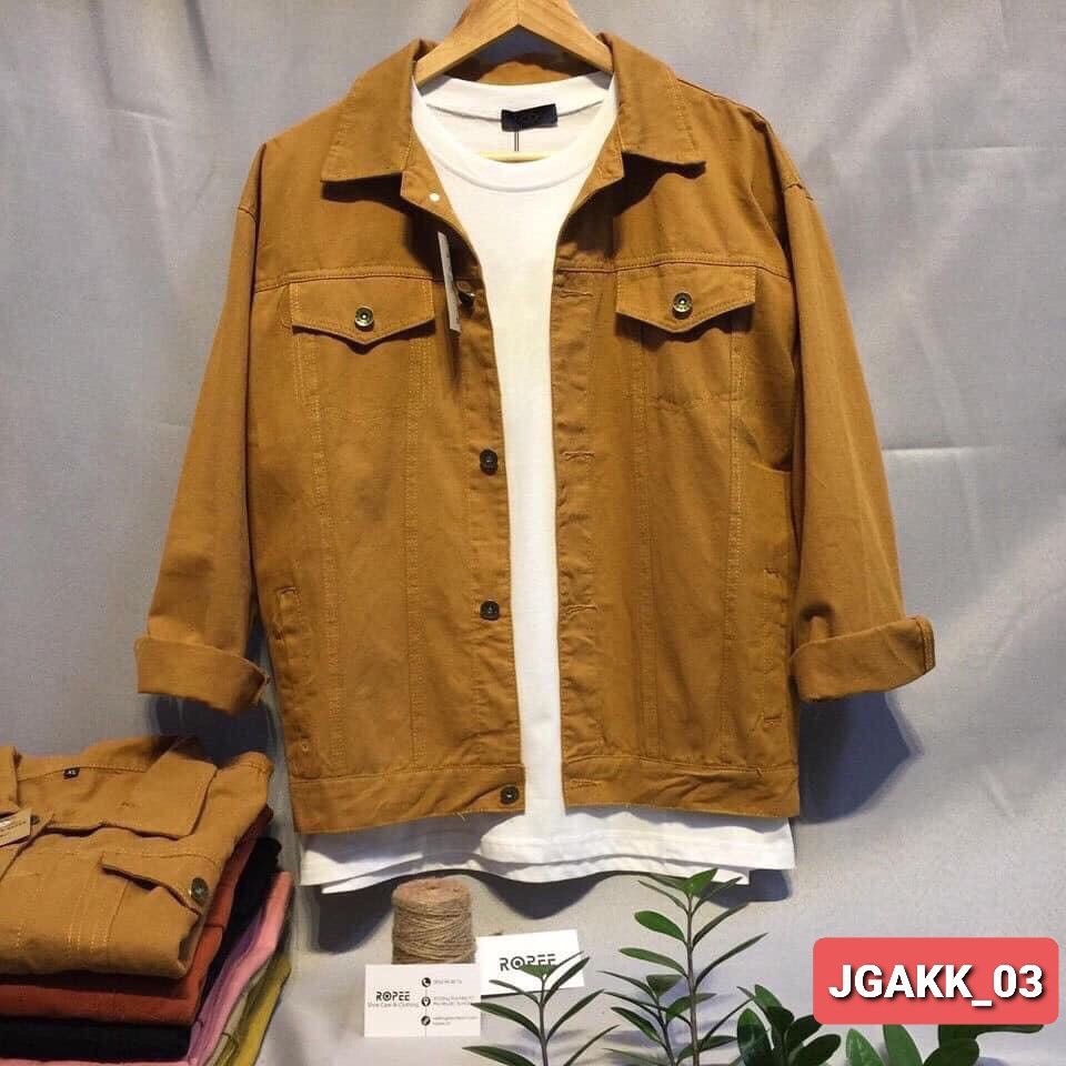 [HOT TREND] ÁO KHOÁC KAKI JEAN NAM ĐẸP THỜI TRANG MỚI NHẤT 2019 KKN01