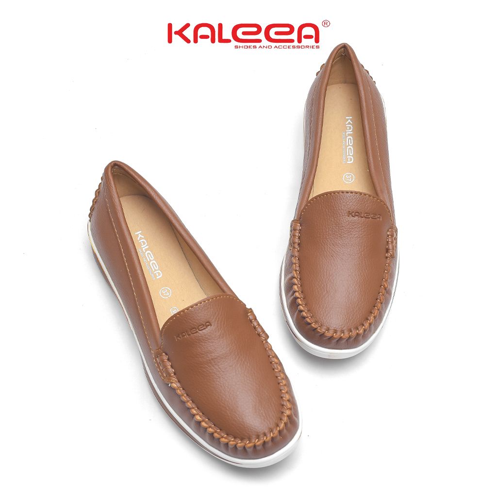 Giày Bệt Nữ KALEEA K499 Giày Moca Nữ Đế Bằng Hàng VNXK