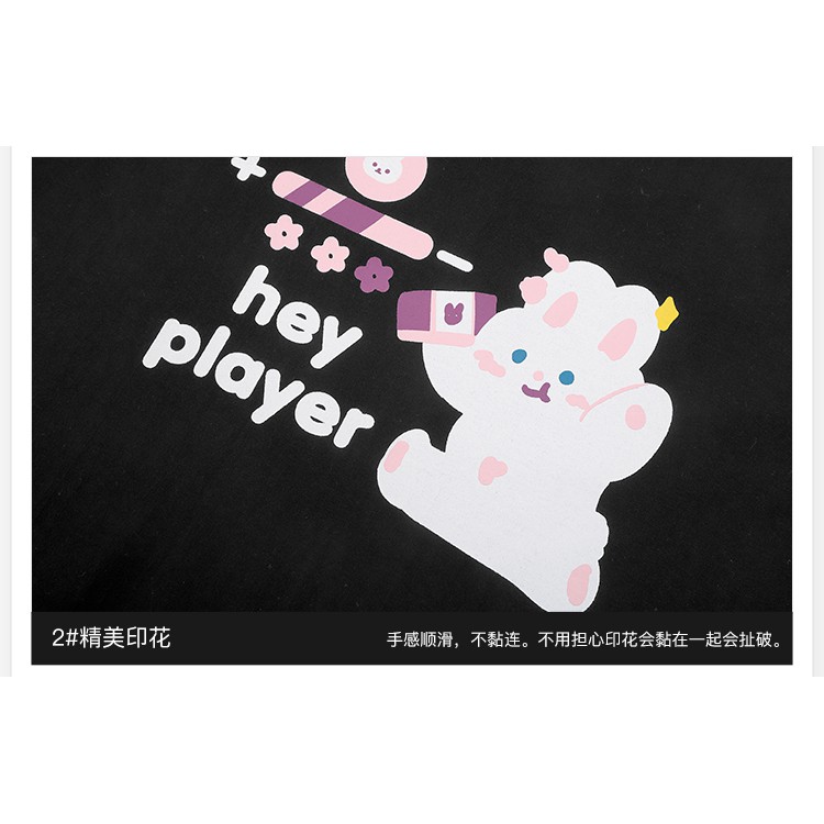 Áo thun cộc tay Nelly -Heybig mẫu HEY PLAYER