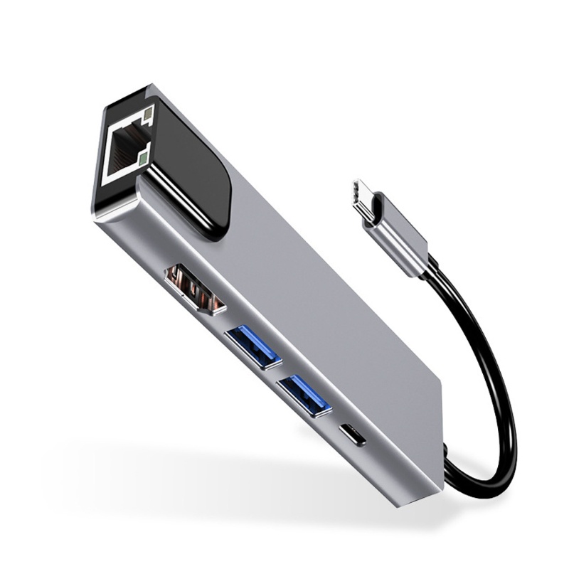 Bộ Chia Nhiều Cổng USB 3.0 4K 5 Trong 1 Tiện Dụng