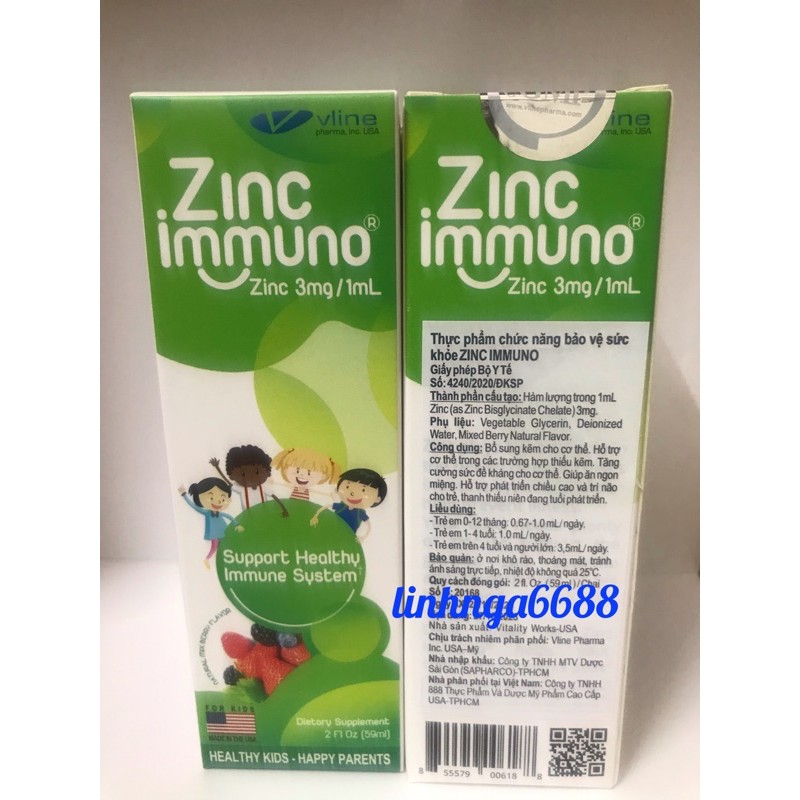 ZinC Immuno 3mg/1ml