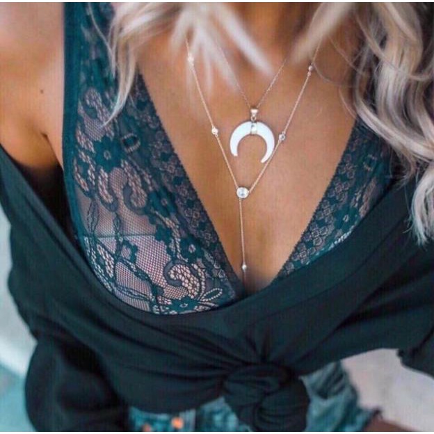 THANH LÝ - Bộ đồ lót Vicky ren V cao cấp - BL