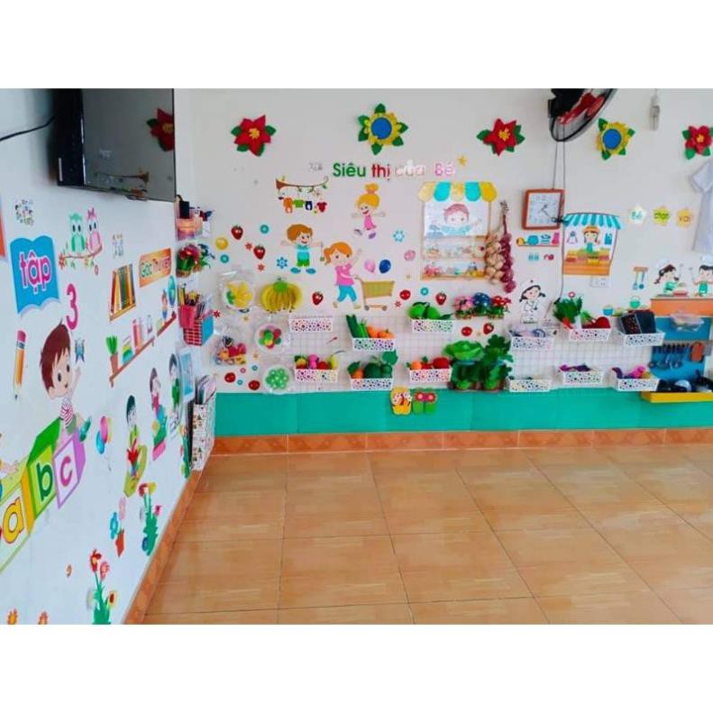 TRANH GÓC DECAL DÁN LỚP HỌC, PHÒNG HỌC