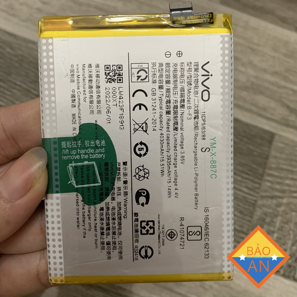 Pin ViVo Y91C / Y93 / Y95 / Y91 ( B-F3 ) ZIN Hàng Cao Cấp