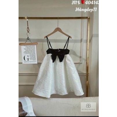 Đầm voan babydoll cổ vuông bầu bì bon chen thoải mái MAGB2806206