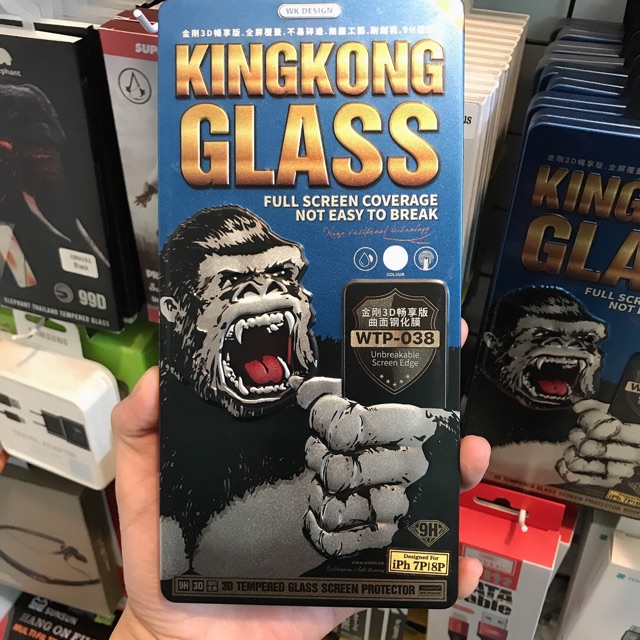 Kính cường lực kingkong xanh