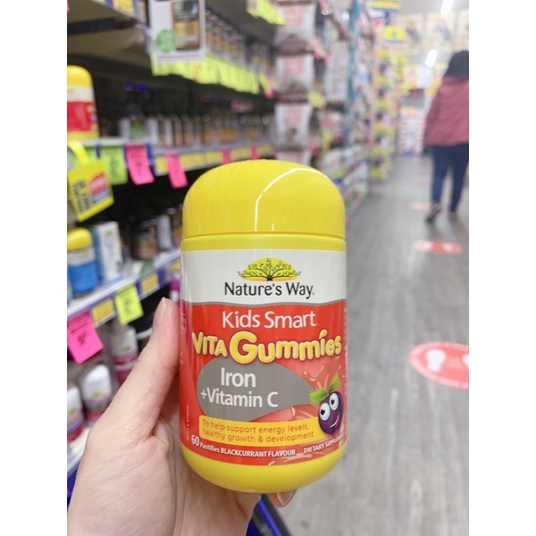 Kẹo dẻo Gummies các loại Nature's Way 60 viên Úc