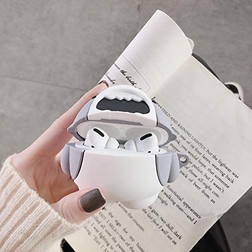 Dễ Thương Vỏ Bảo Vệ Hộp Sạc Tai Nghe Airpods 1 / 2 / 3 Hình Cá Mập Hoạt Hình Đáng Yêu