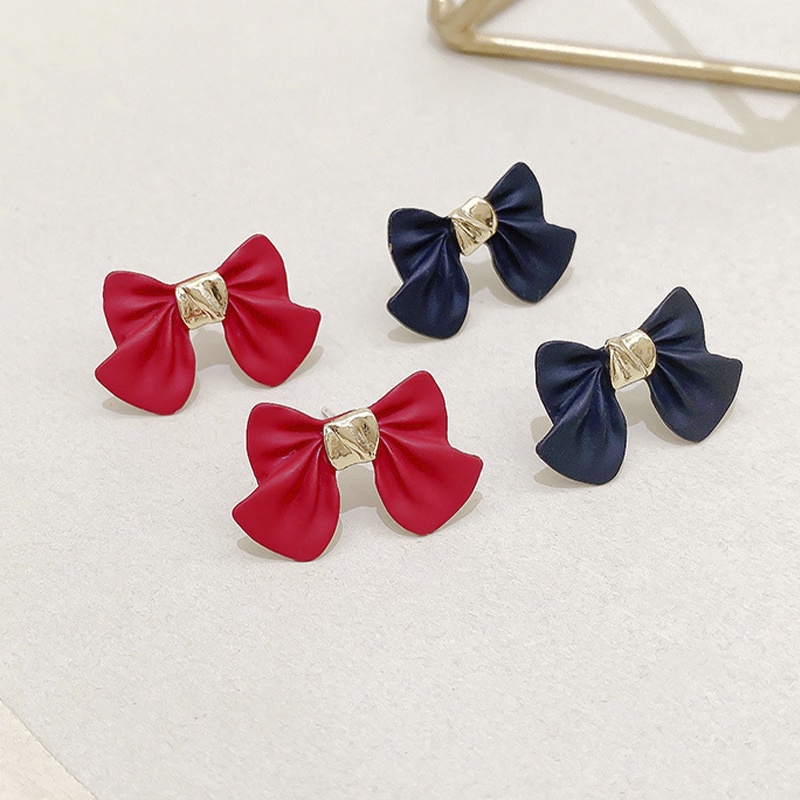 Đôi Khuyên Tai HìNh Nơ ThờI Trang Cho Nữ