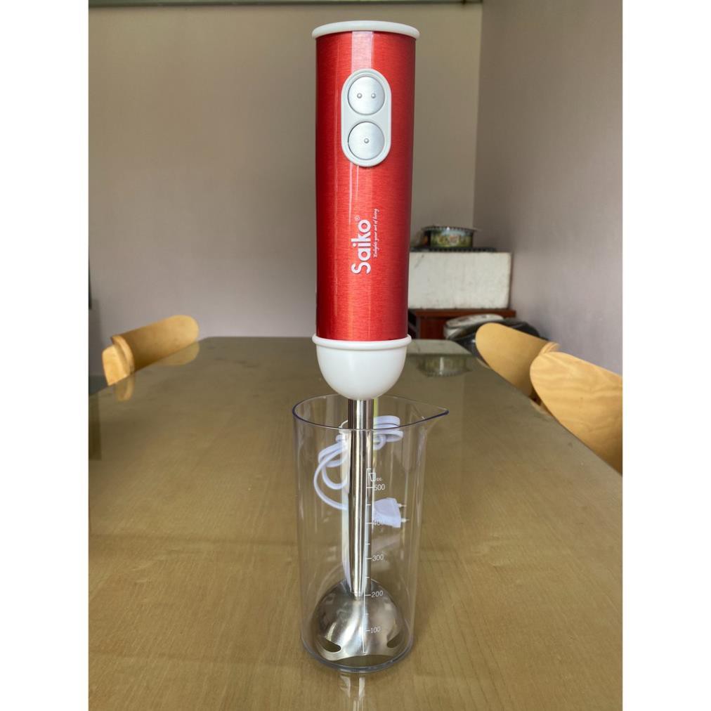 Máy say sinh tố cầm tay HB-501S, máy đánh cháo  cầm tay  - SAIKO HAND BLENDER, CHÍNH HÃNG , BẢO HÀNG 12 THÁNG