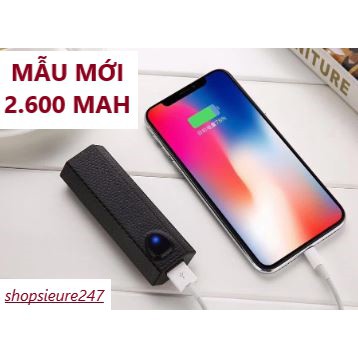 (CHUYÊN GIÁ SỈ) (MẪU MỚI 2019) SẠC DỰ PHÒNG K6A 2.600MAH PIN TỐT (SIÊU RẺ) (SALE)