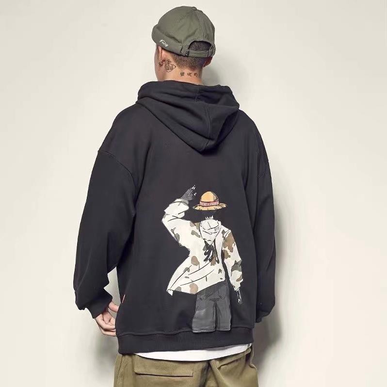 RẺ VÔ ĐỊCH- Áo hoodie in hình nhân vật hoạt hình One Piece - bán chạy nhất