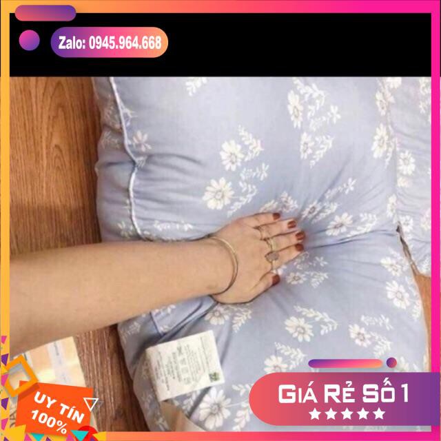 Gối bông trắng korea cao cấp hàng loại 1