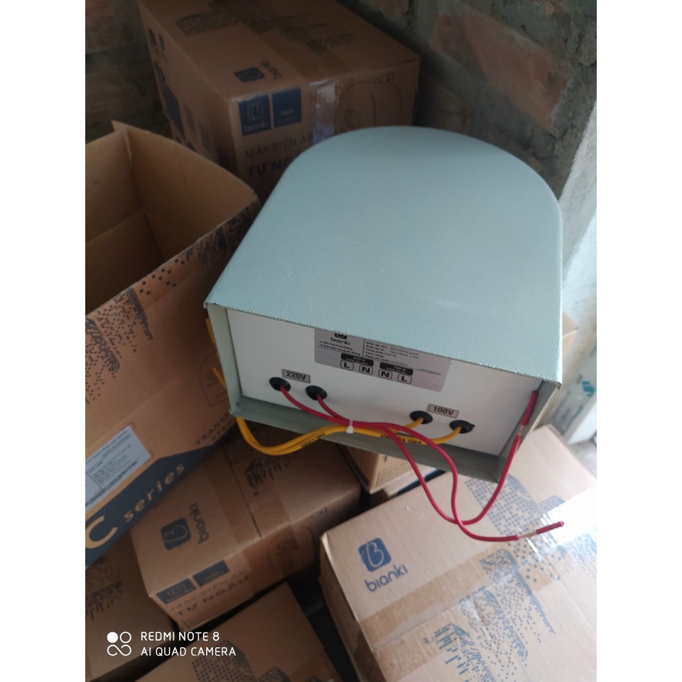 BIẾP ÁP ĐỔI NGUỒN ĐIỆN 220v SANG 100/110v CÔNG SUẤT 2000VA BIANKI NGOÀI TRỜI CHO ĐIỀU HÒA