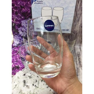 set 6 ly thủy tinh luminac
