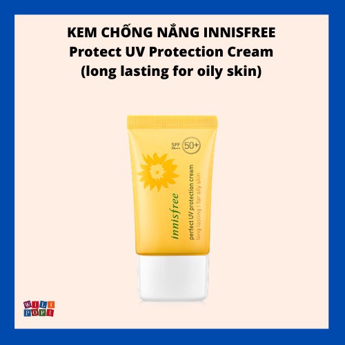 [DA DẦU]Kem Chống Nắng  INNISFREE LONG LASTING SPF 50+PA+++(5ml) | BigBuy360 - bigbuy360.vn