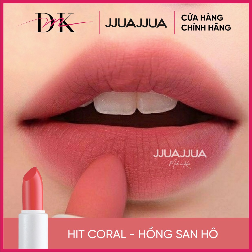 SON THỎI LÌ JJUAJJUA HIT CORAL (HỒNG SAN HÔ) | BigBuy360 - bigbuy360.vn