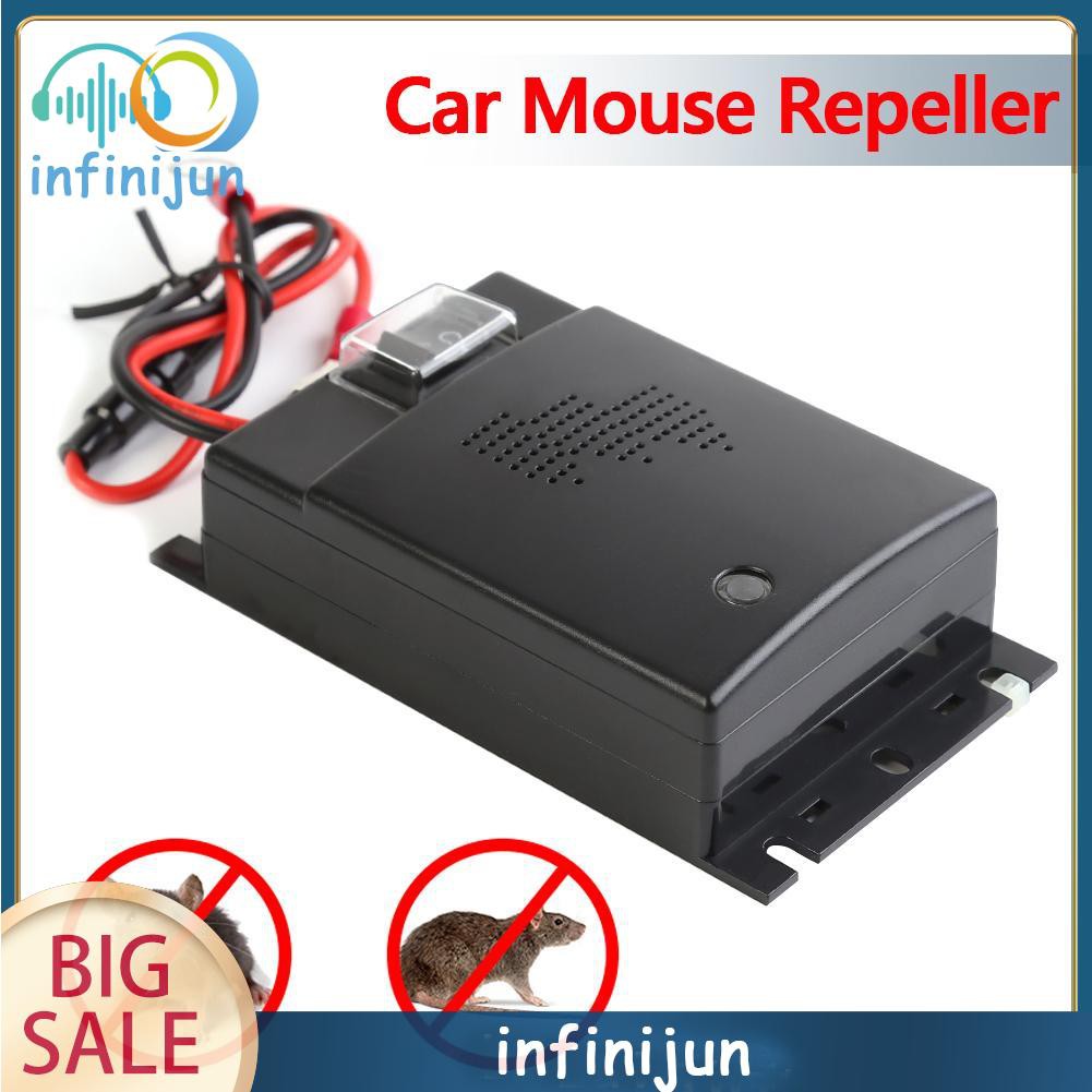 Thiết Bị Đuổi Chuột Bằng Sóng Siêu Âm 12v cho xe hơi