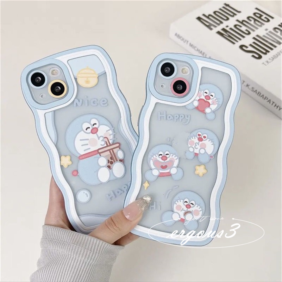 Ốp Điện Thoại Mềm Họa Tiết Doraemon Đáng Yêu Cho iPhone 14 13 12 11 Pro Max SE2020 X XR Xs Max 7 8 Plus