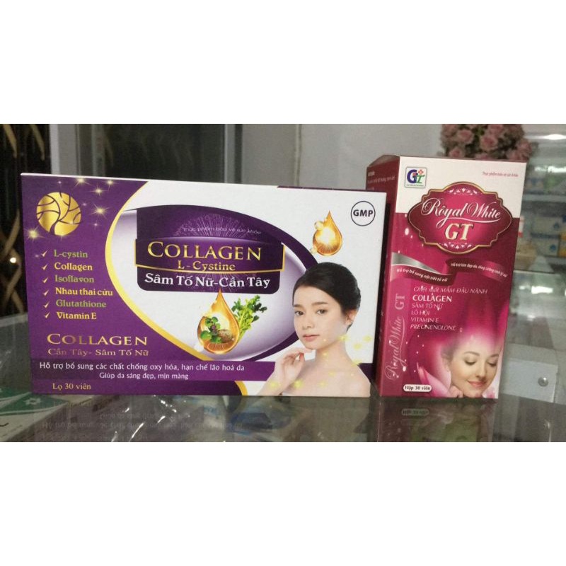 Viên uống Collagen Sâm tố nữ cần tây