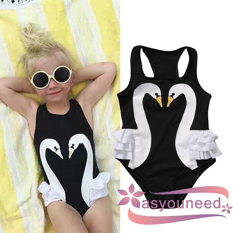 Bikini 1 mảnh phối hoạt hình dễ thương cho bé gái