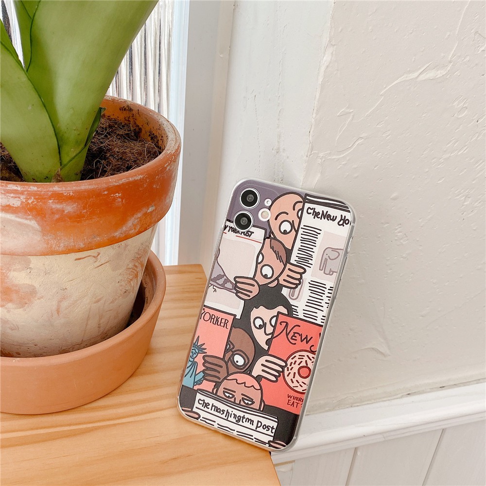 Ốp Lưng Tpu Họa Tiết Hoạt Hình Vui Nhộn Cho Iphone 11 Pro Max X Xs Max Xr Iphone 7 Plus 8 Plus Iphone 6 Plus 6s Plus | BigBuy360 - bigbuy360.vn