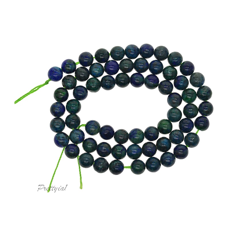 Chuỗi Hạt Đá Lapis Lazuli Tự Nhiên 15.5 "6Mm Dùng Làm Vòng Tay / vòng cổ